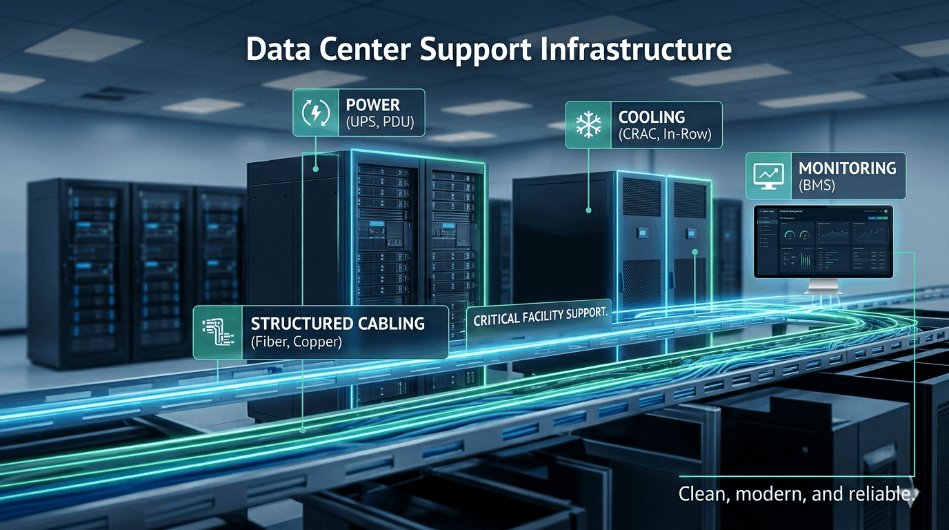 Data Center Support Infrastructure